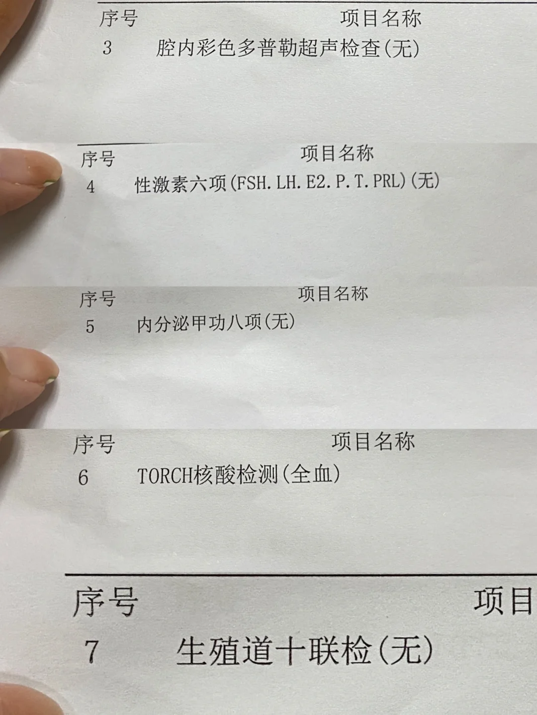 备孕～孕前检查已做