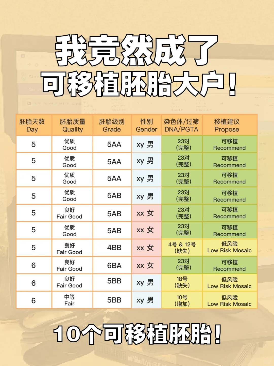 Alpha试管婴儿的我竟然成了可移植胚胎大户,三代试管婴儿代孕&私人助孕有偿服务